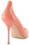 Details for (W) Alexander McQueen Kulit Kasut Tumit Tinggi Runcing 'Pink' 709996WHSWD7876