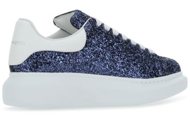 Shop 亞歷山大·麥昆 皮革板鞋 女款 藍色