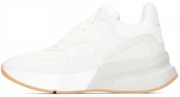 (Women) Alexander McQueen Leather Sneaker 'Cream White' 553787WHT979026 (Women) Alexander McQueen Leather Sneaker 'Cream White' 553787WHT979026