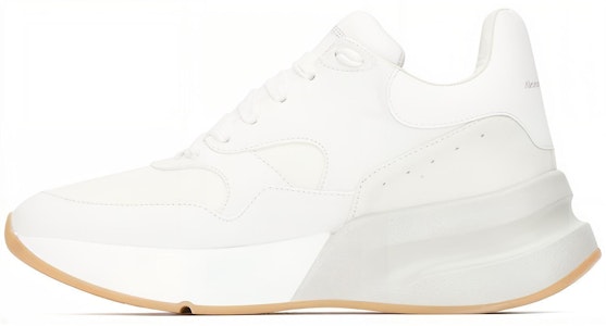 亞歷山大·麥昆 皮革 時尚運動休閒鞋 女款 奶油白 Buy 亞歷山大·麥昆 皮革 時尚運動休閒鞋 女款 奶油白