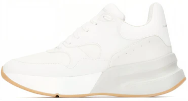 (Women) Alexander McQueen Leather Sneaker 'Cream White' 553787WHT979026 (Women) Alexander McQueen Leather Sneaker 'Cream White' 553787WHT979026