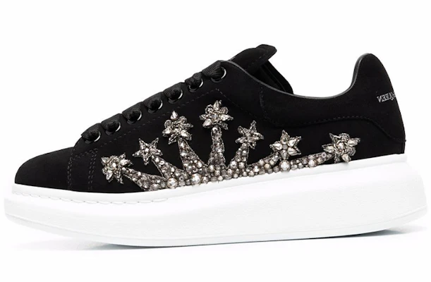 (W) Alexander McQueen Ledersneaker ''Crystal Star Schwarz'' 667241WHZ3B1064 Buy (W) Alexander McQueen Ledersneaker ''Crystal Star Schwarz'' 667241WHZ3B1064