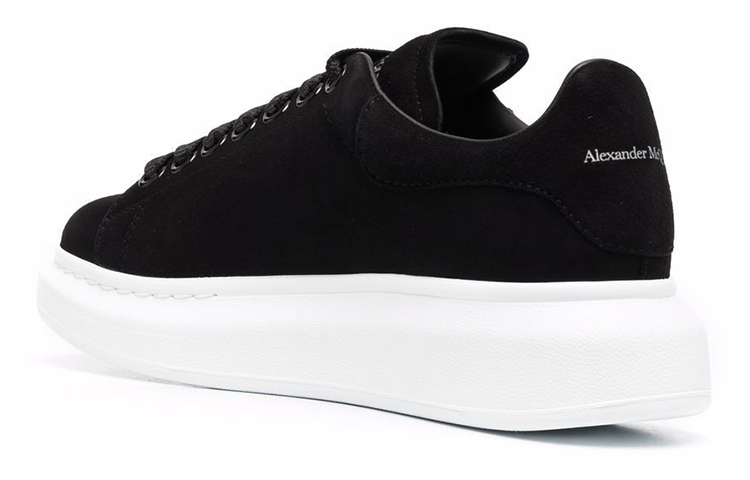 (W) Alexander McQueen Leather Sneaker 'Crystal Star Black' 圖 4