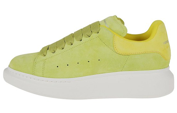 (Women) Alexander McQueen Leather Sneaker 'Green Fashion' 650792WIA5L7089
