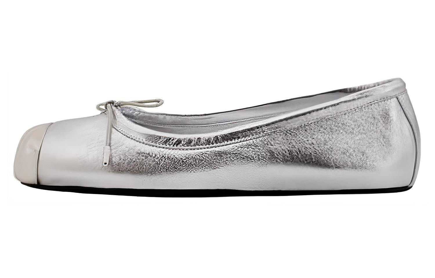 (Women) Alexander McQueen Leather Sneaker 'Silver' 780709WIF148100