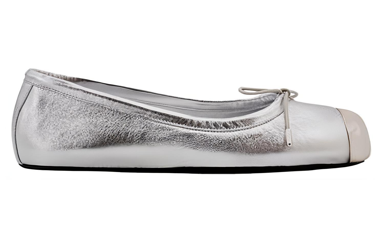 (W) Alexander McQueen Leather Sneaker 'Silver' 圖 2