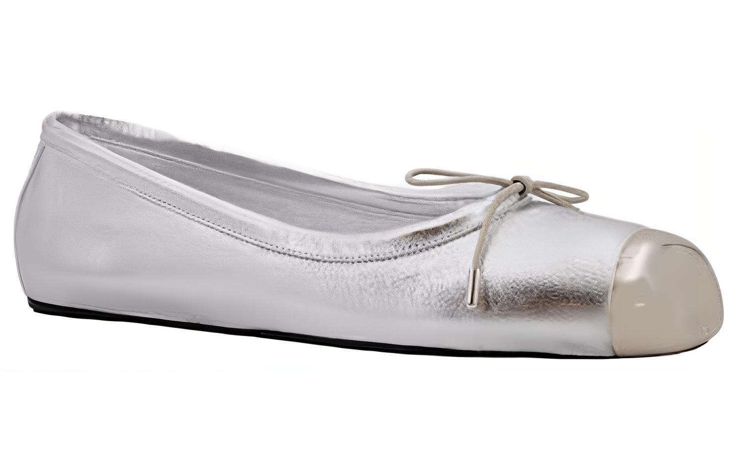 (W) Alexander McQueen Leather Sneaker 'Silver' 圖 3