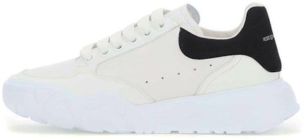 (Women) Alexander McQueen Leather Sneaker 'White' 212527NSN0000039061 (Women) Alexander McQueen Leather Sneaker 'White' 212527NSN0000039061