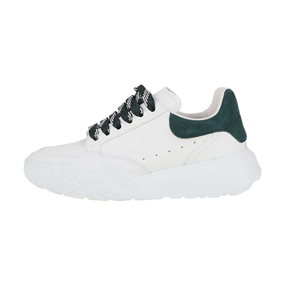 (W) Alexander McQueen Leather Sneaker 'White Green'
