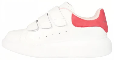 (Women) Alexander McQueen Leather Sneakers 'White Pink' 708075WHGP79996 (Women) Alexander McQueen Leather Sneakers 'White Pink' 708075WHGP79996