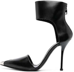 Alexander McQueen亞歷山大麥昆 皮革 百搭舒適 細跟 高筒鞋 10.5cm 女款 黑色 Buy Alexander McQueen亞歷山大麥昆 皮革 百搭舒適 細跟 高筒鞋 10.5cm 女款 黑色