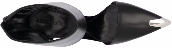 Lookbook (W) Alexander McQueen Tacón de Aguja de Cuero 10.5cm 'Negro' 718859WHSWD108