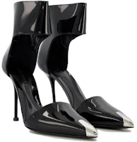 Lookbook (W) Alexander McQueen Stiletto de Cuero 'Negro Moda Punta Fina' 6826831YBA73800375