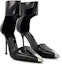 Lookbook (W) Alexander McQueen Kulit Stiletto 'Hitam Fesyen Tajam' 6826831YBA73800375