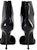 (W) Alexander McQueen Kulit Stiletto 'Hitam Fesyen Tajam' 6826831YBA73800375