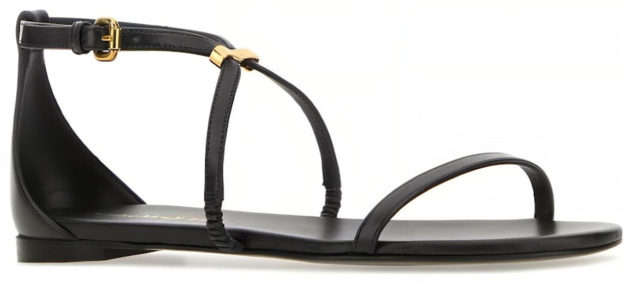 (W) Sandal Jepit Kulit Alexander McQueen dengan Gesper 'Hitam' 787159WIEX91088 Lookbook (W) Sandal Jepit Kulit Alexander McQueen dengan Gesper 'Hitam' 787159WIEX91088