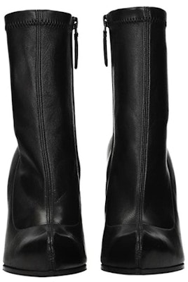 (W) Alexander McQueen Sepatu Boot Kulit Resleting 'Hitam' 641879WHSS11081 Shop (W) Alexander McQueen Sepatu Boot Kulit Resleting 'Hitam' 641879WHSS11081