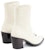 (W) Alexander McQueen But Zip Kulit Fesyen But Buku Lali 7cm 'Putih' 709986WHSWD9359