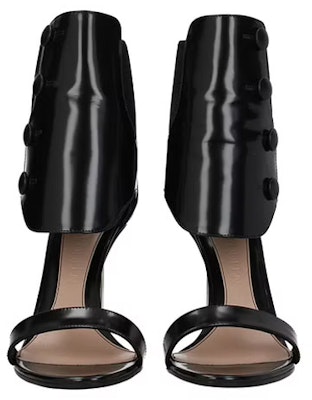 (Women) Alexander McQueen Leather Zip Fashion Sandals 'Black' 559913WHV711012 Shop (Women) Alexander McQueen Leather Zip Fashion Sandals 'Black' 559913WHV711012