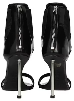 (W) Sandales en Cuir à Fermeture Éclair Alexander McQueen ''Noires'' 559913WHV711012 Purchase (W) Sandales en Cuir à Fermeture Éclair Alexander McQueen ''Noires'' 559913WHV711012