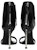(W) Alexander McQueen Sandal Fesyen Kulit Zip 'Hitam' 559913WHV711012