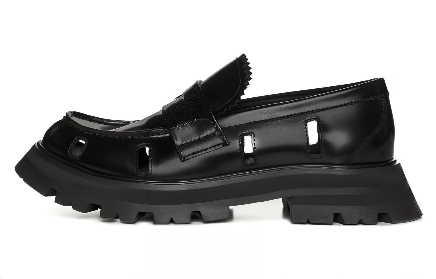 (Women) Alexander McQueen Loafer 'Black' 755646WIDU01000