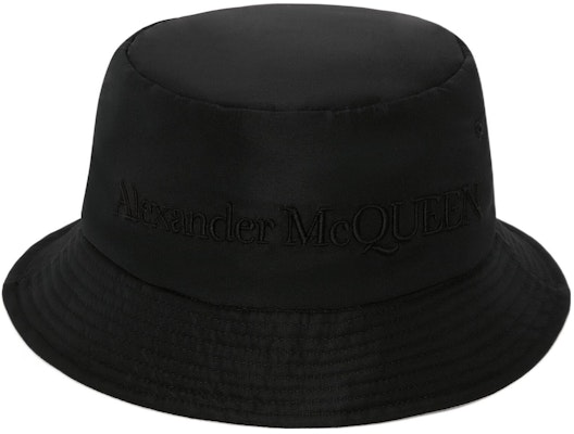 (W) 알렉산더 맥퀸 로고 자수 폴리에스터 버킷햇 여성용. 7191343404Q1000 Order (W) 알렉산더 맥퀸 로고 자수 폴리에스터 버킷햇 여성용. 7191343404Q1000