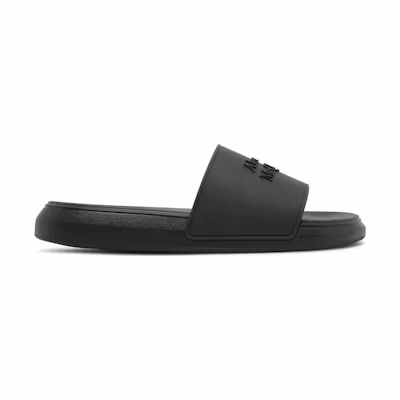 (W) Alexander McQueen Logo Slides 'Black'