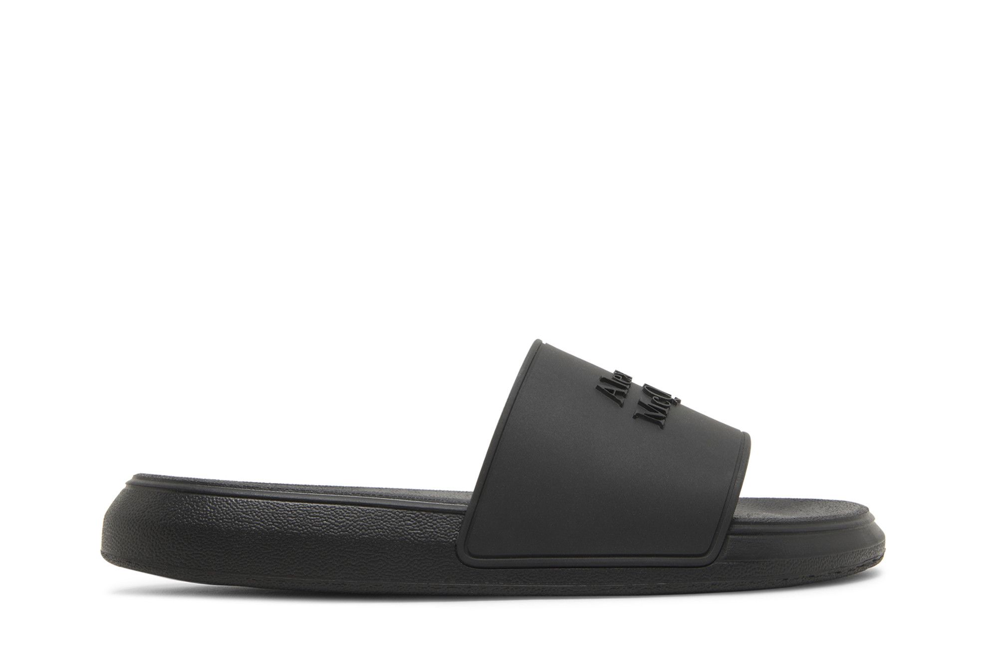 (Women) Alexander McQueen Logo Slides 'Black' 666983W4QS01000