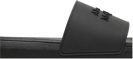 (W) 알렉산더 맥퀸 로고 슬라이드 (블랙) 666983W4QS01000 Order (W) 알렉산더 맥퀸 로고 슬라이드 (블랙) 666983W4QS01000