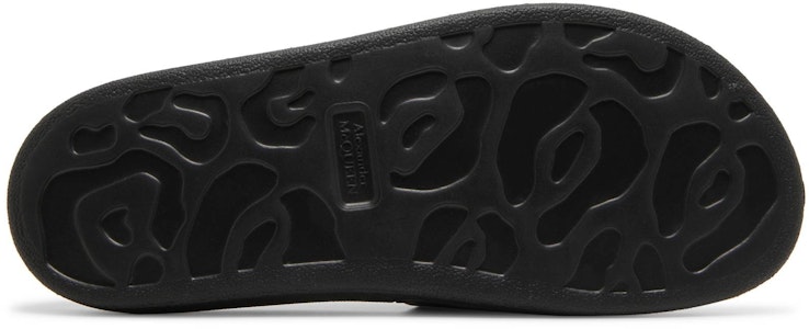 亞歷山大·麥昆 簡約休閒一字型拖鞋 女款 黑色 Shop 亞歷山大·麥昆 簡約休閒一字型拖鞋 女款 黑色