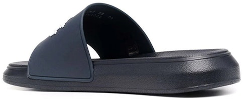 (W) 亚历山大·麦昆 Logo 拖鞋 '海军蓝' 666983W4RF04085 Lookbook (W) 亚历山大·麦昆 Logo 拖鞋 '海军蓝' 666983W4RF04085