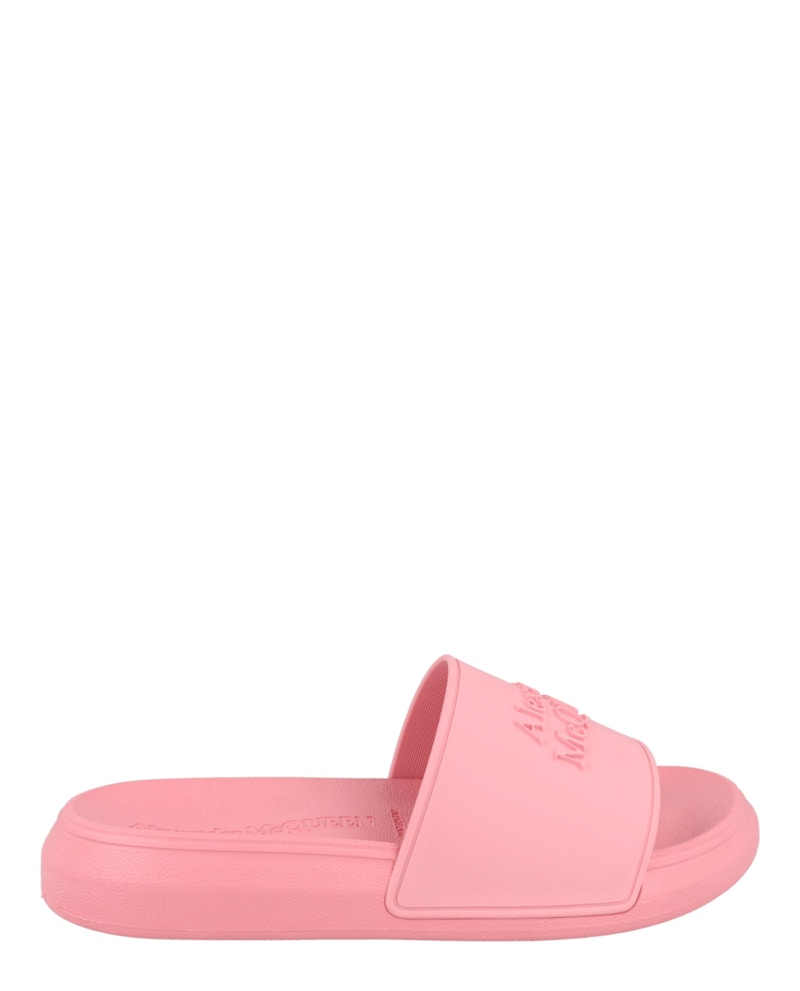 (Women) Alexander McQueen Logo Slides 'Pastel Pink' 666983-W4QS0-5483