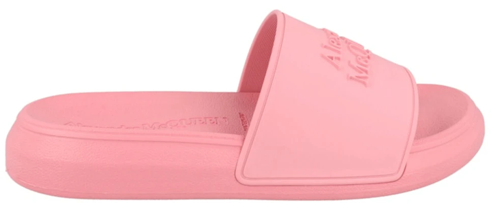 (W) Alexander McQueen Logo Slides 'Pastel Pink' Wanita 666983-W4QS0-5483 Buy (W) Alexander McQueen Logo Slides 'Pastel Pink' Wanita 666983-W4QS0-5483