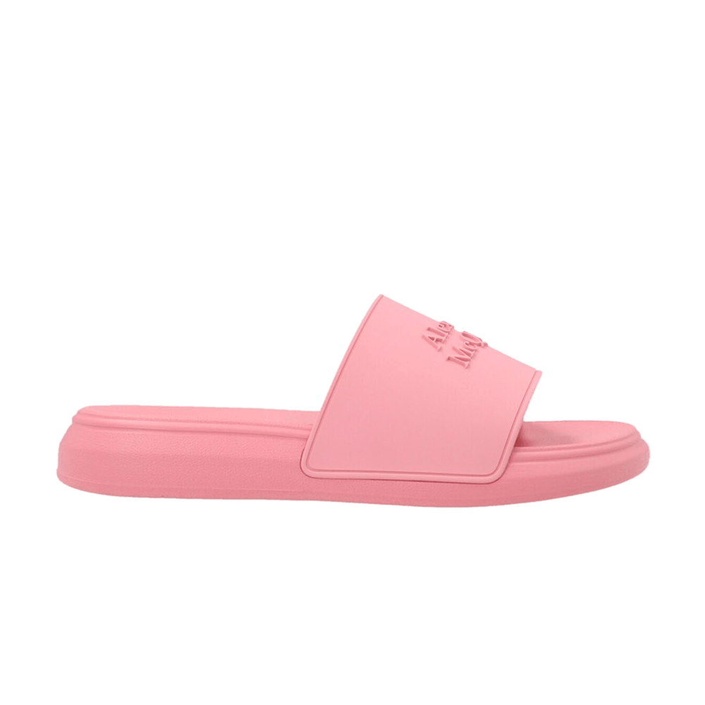 (Women) Alexander McQueen Logo Slides 'Pastel Pink' 666983-W4QS0-5483