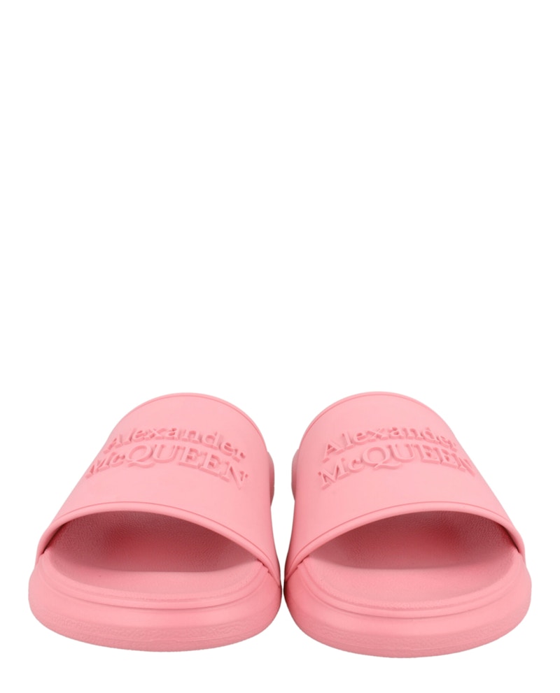 Purchase (W) Alexander McQueen Logo Slides 'Pastel Pink' Wanita 666983-W4QS0-5483