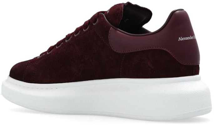 Alexander McQueen亞歷山大麥昆 百搭休閒 低筒 板鞋 女款 酒紅色 Lookbook Alexander McQueen亞歷山大麥昆 百搭休閒 低筒 板鞋 女款 酒紅色