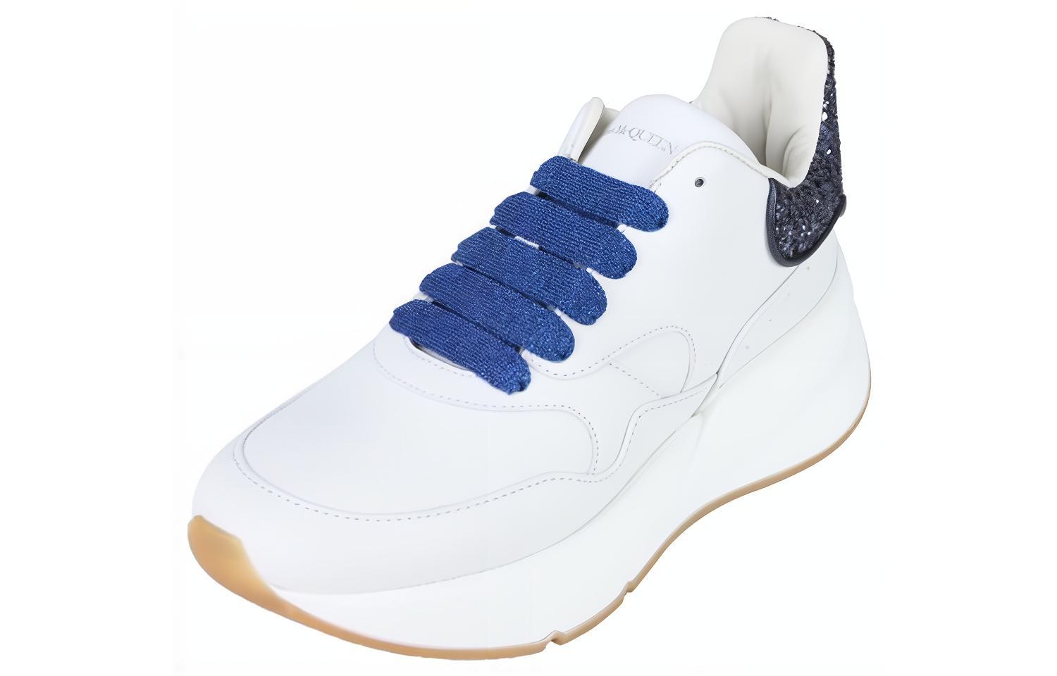 Lookbook (W) アレキサンダー・マックイーン ロー "ホワイトブルー" 586413WHVJP9095