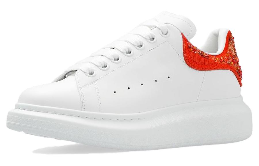 (Women) Alexander McQueen Low 'White Fashion' 718253WICGP9345