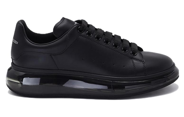 Order (W) アレキサンダー・マックイーン　黒革ローカット 686522WIB9R1499