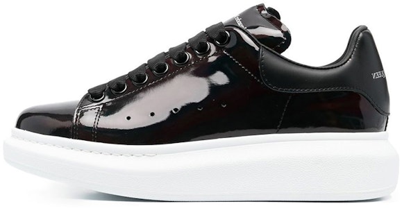 (W) Alexander McQueen Low Top 'Moda de Cuero Negro' 718139WICT11000 Buy (W) Alexander McQueen Low Top 'Moda de Cuero Negro' 718139WICT11000