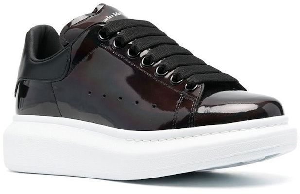 (Women) Alexander McQueen Low Top 'Black Leather Fashion' 718139WICT11000 Order (Women) Alexander McQueen Low Top 'Black Leather Fashion' 718139WICT11000