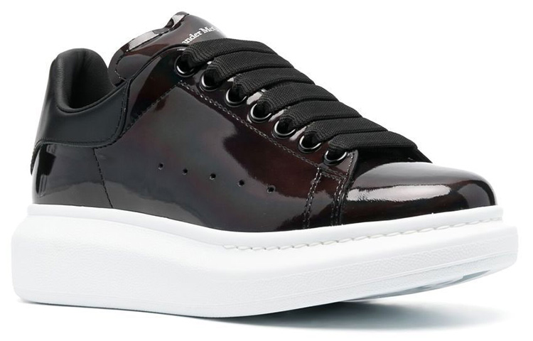 Order (W) (女性用) アレキサンダー・マックイーン ロートップ 'ブラックレザーファッション' 718139WICT11000 718139WICT11000