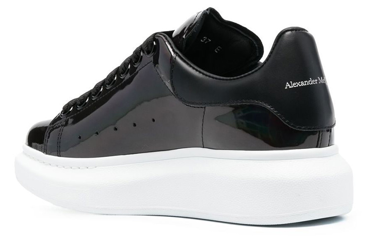 Shop (W) (女性用) アレキサンダー・マックイーン ロートップ 'ブラックレザーファッション' 718139WICT11000 718139WICT11000