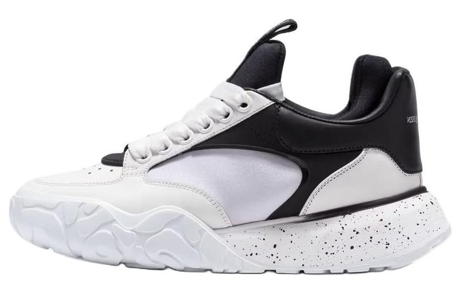 (Women) Alexander McQueen Low Top 'Black White' 733026WIAAV9061