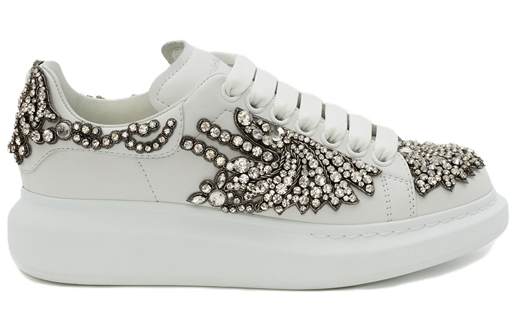 Order 亞歷山大·麥昆 休閒耐磨板鞋 女款 亮白