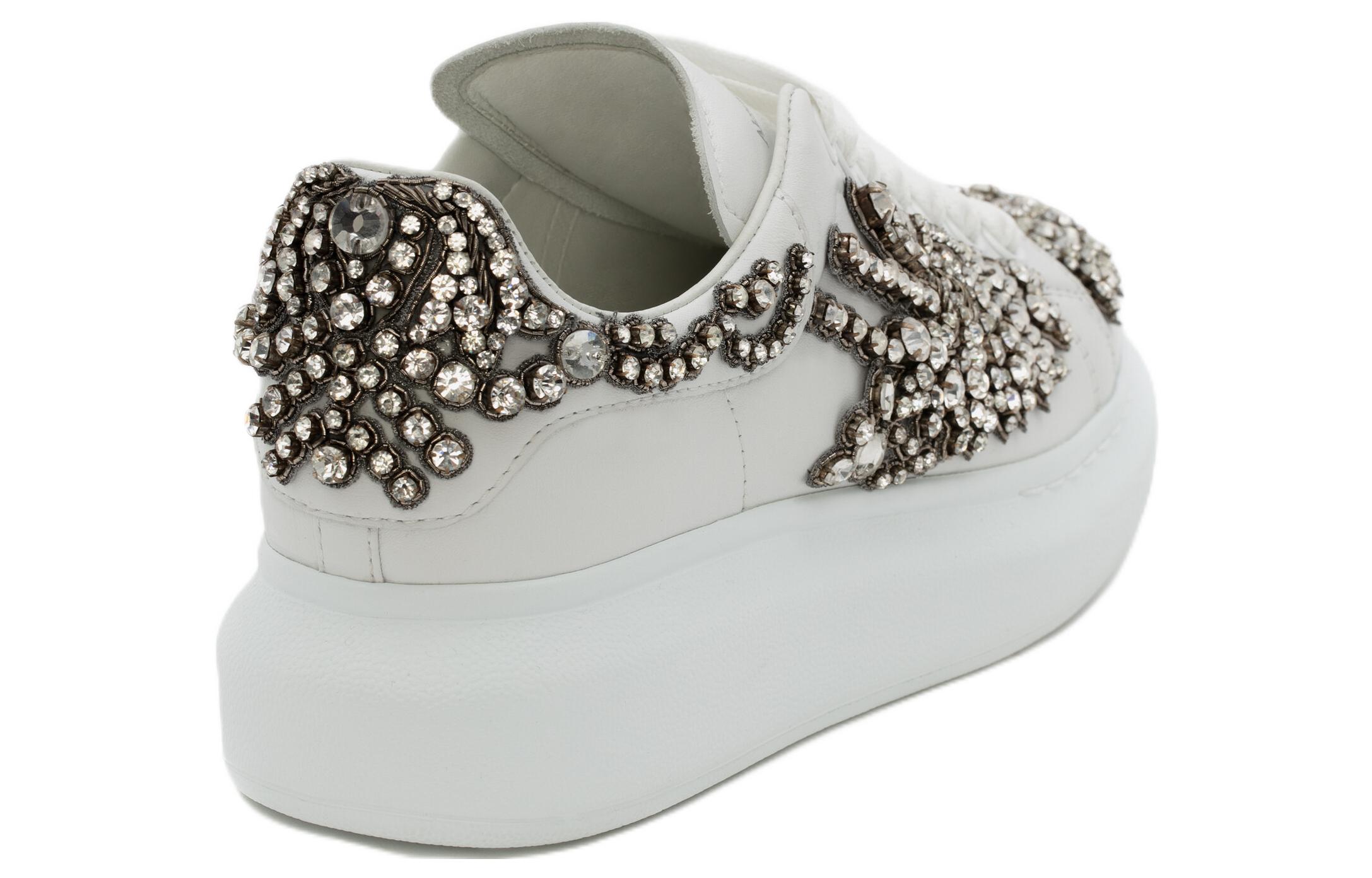 Shop 亞歷山大·麥昆 休閒耐磨板鞋 女款 亮白