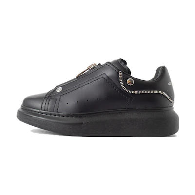 (W) Alexander McQueen Low Top 'CMFT Black Leather'