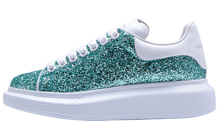 (Women) Alexander McQueen Low Top 'Emerald Green' 558944W4JF13716