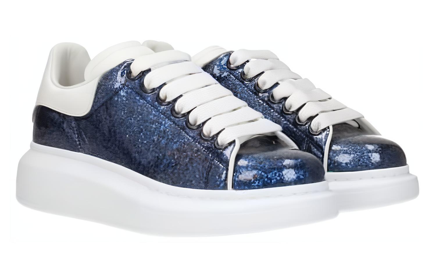 Order (W) Alexander McQueen Baskets Basses ''Marine'' 462215W4HL14085